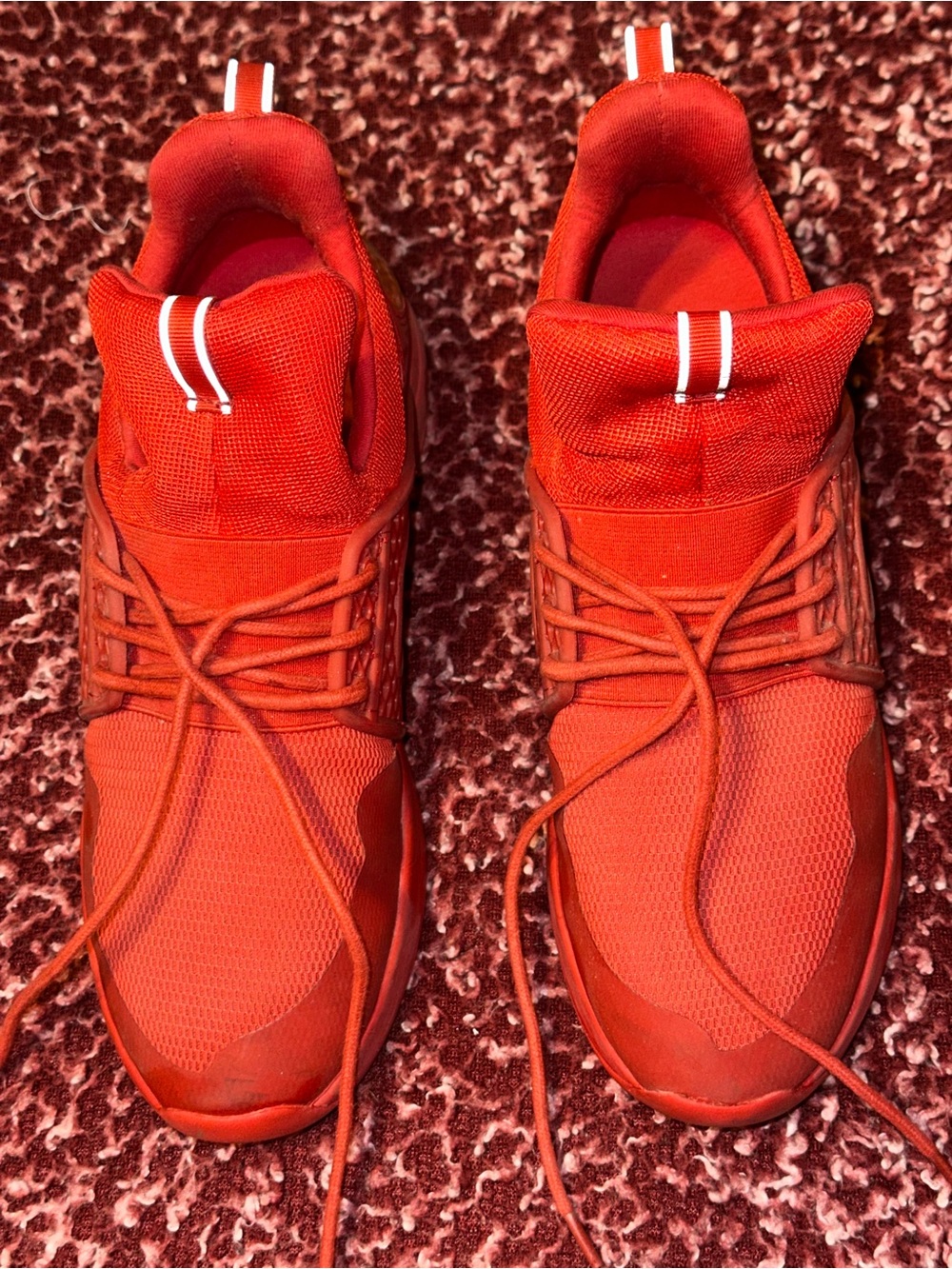 ALDO Women's All-Red Mesh Low-Top Athletic Sneakers (Size US 8 / EUR 38.5)